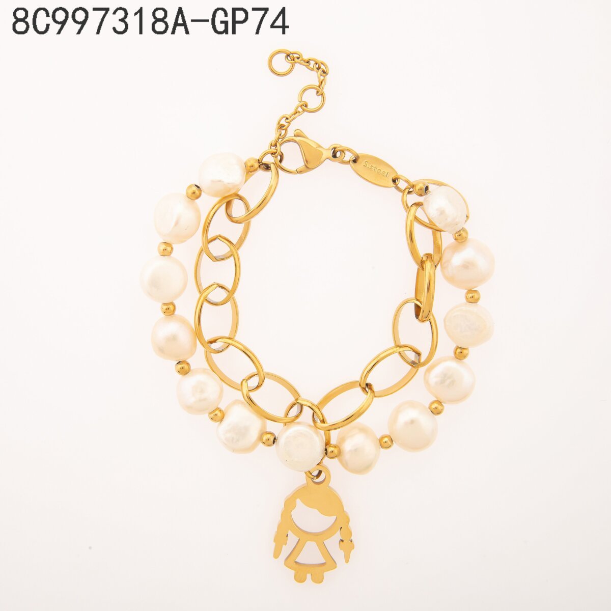 Pulsera Perla Bruma
