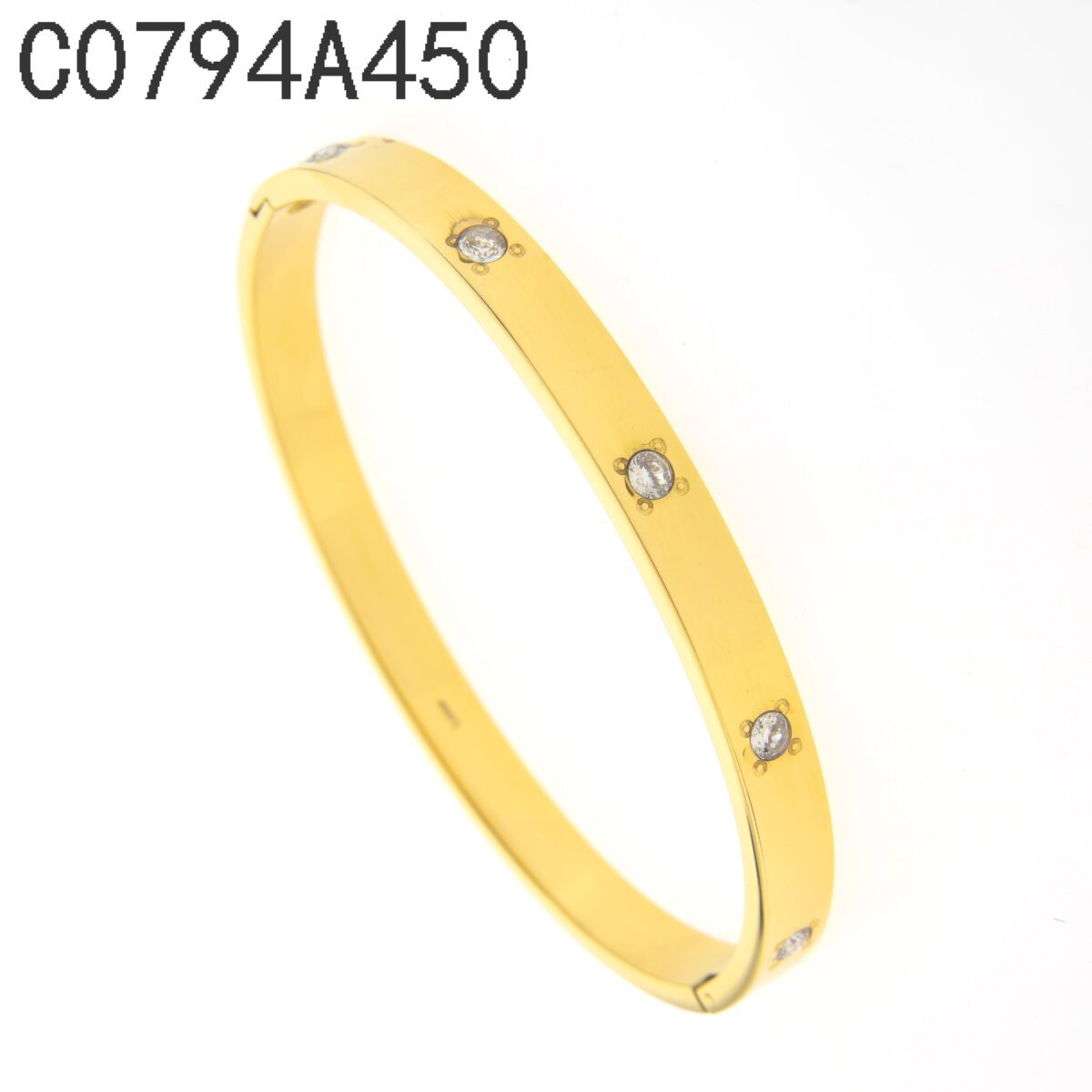 Brazalete Liso Dorado