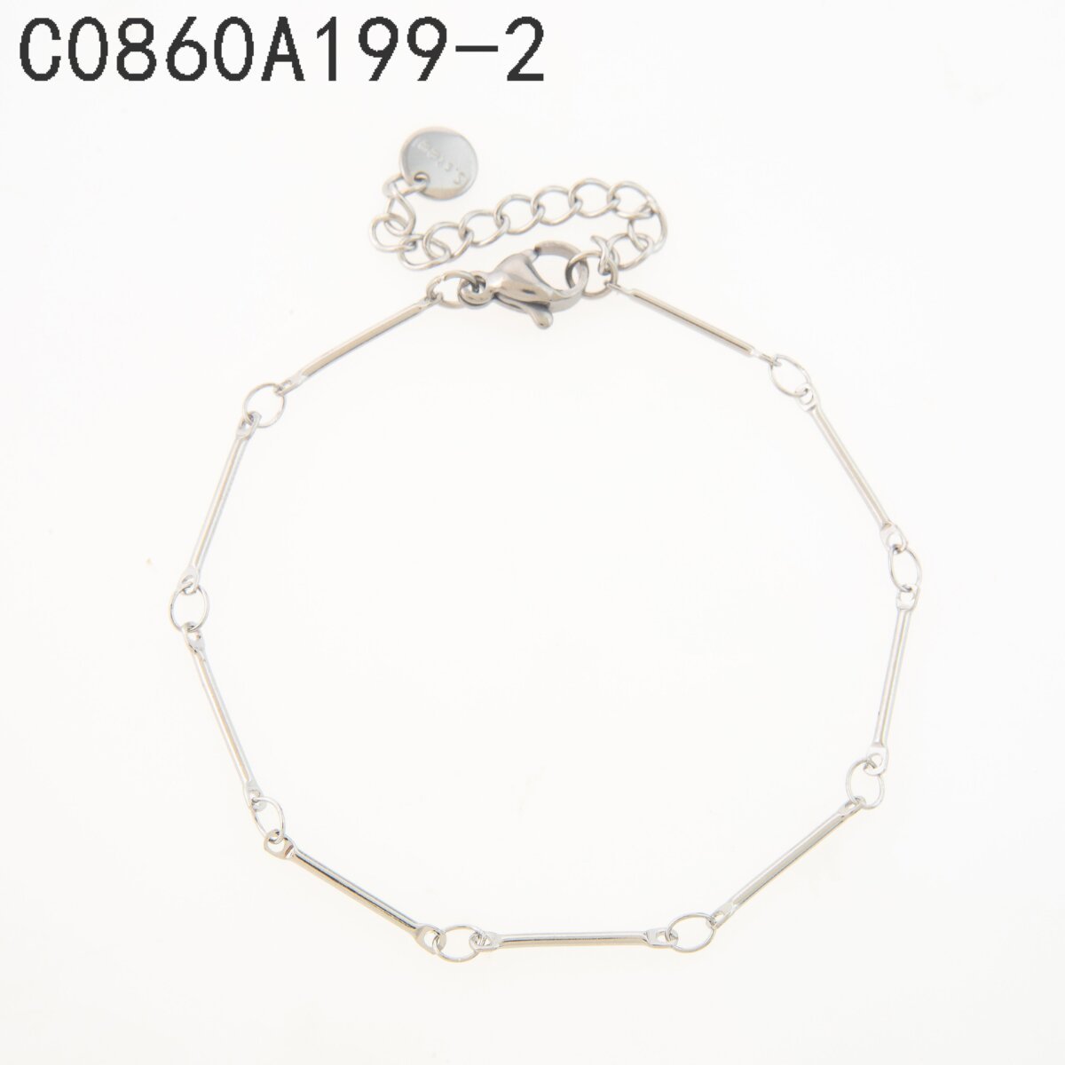 Pulsera Cuentas con Dije Plata