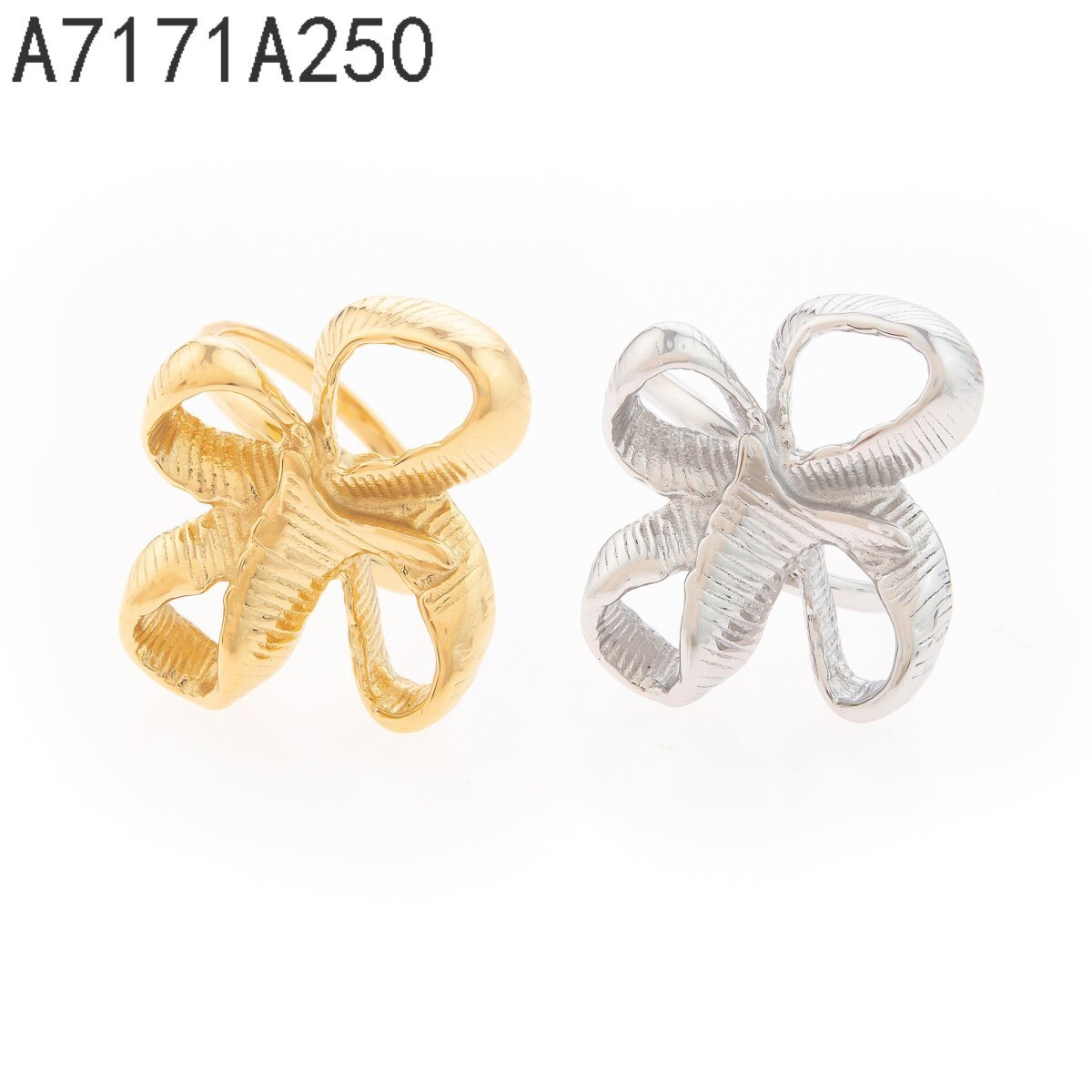 Anillo Mono con Perla Dorado