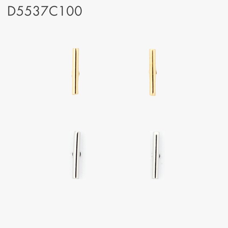 Aretes Barra Colgante Dorado
