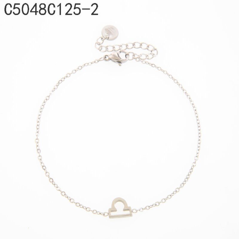 Pulsera Libra Oro Grueso 14K