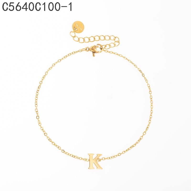 Pulsera Minimalista con Dije Dorado