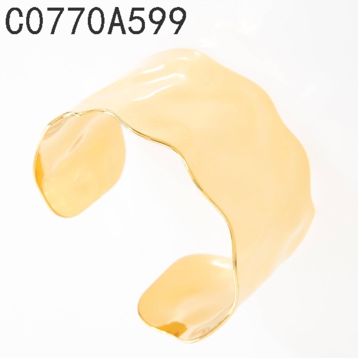 Brazalete Ancho Dorado