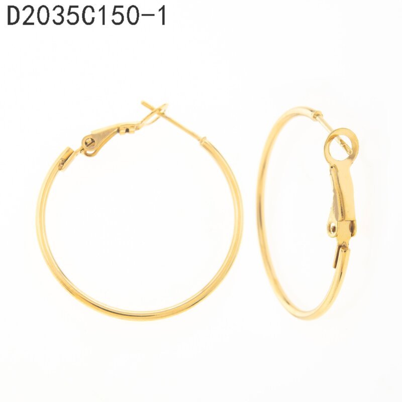 Arracadas Grandes Finas Dorado