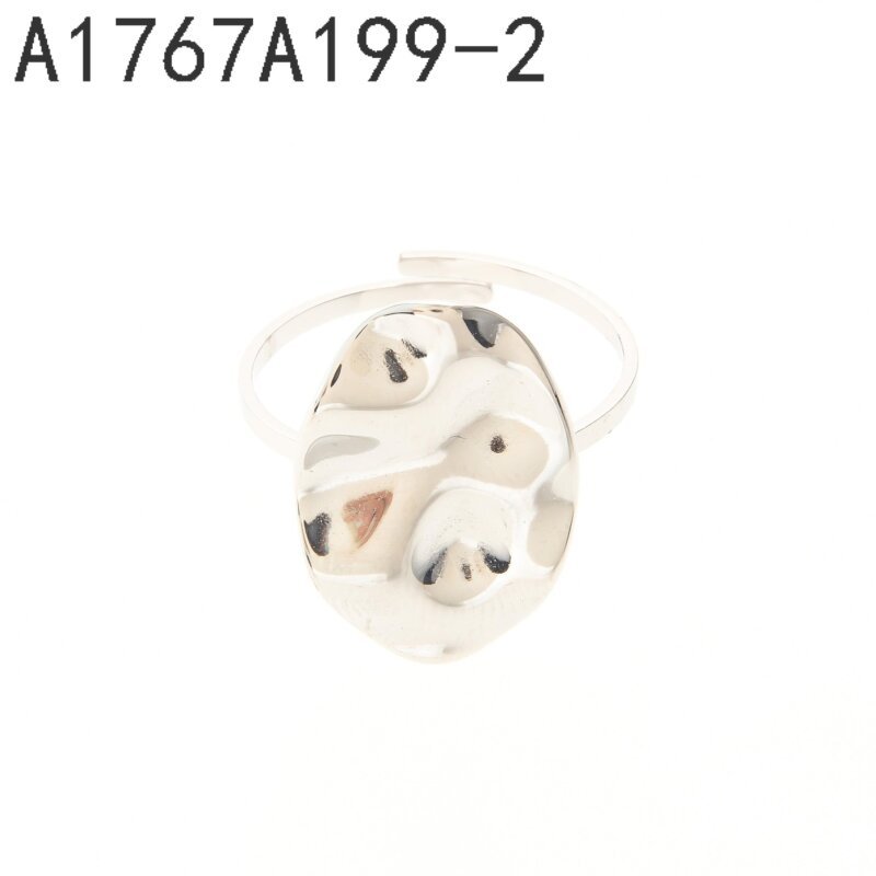 Anillo Ancho Entretejido Plata