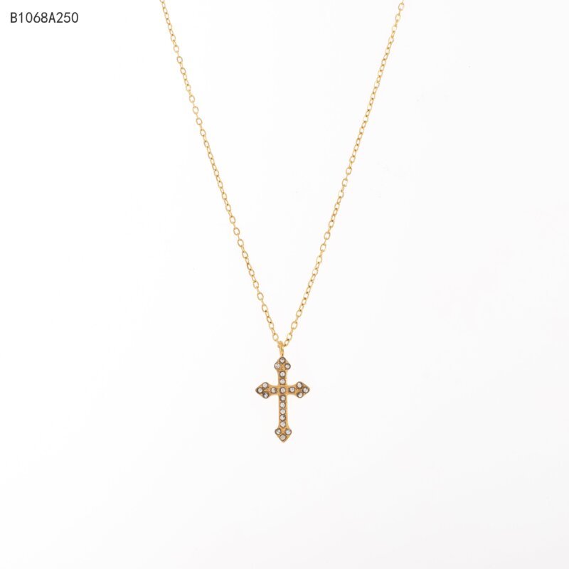 Collar Vintage Cross Shine