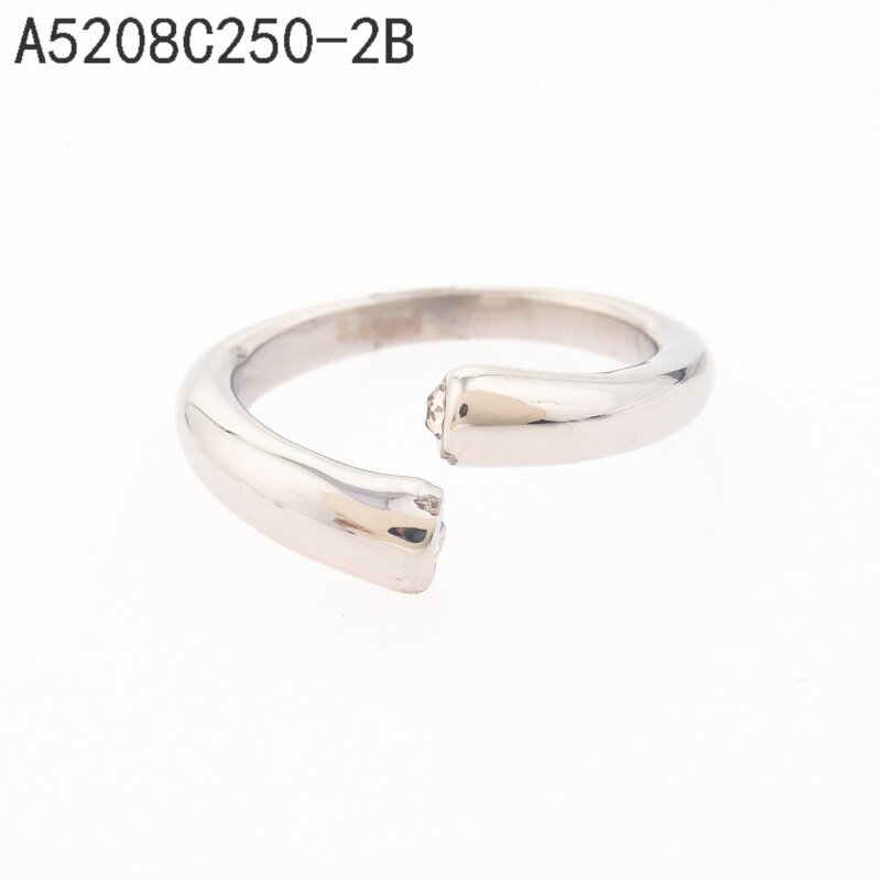 Anillo Abierto Torcido Plata