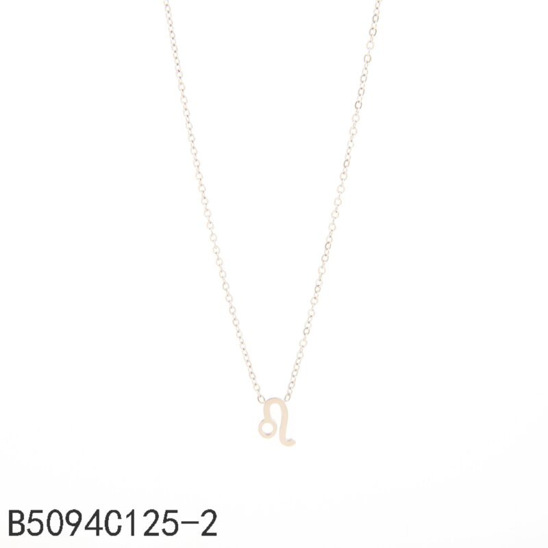 Collar Leo Oro Grueso 14K
