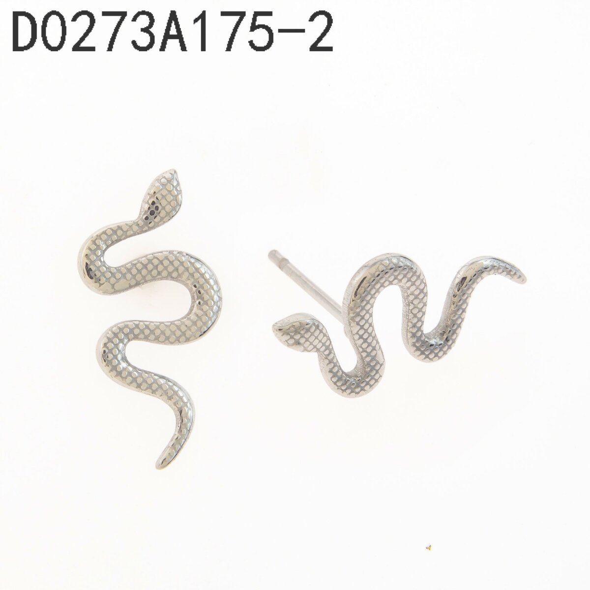 Aretes Serpiente Plata