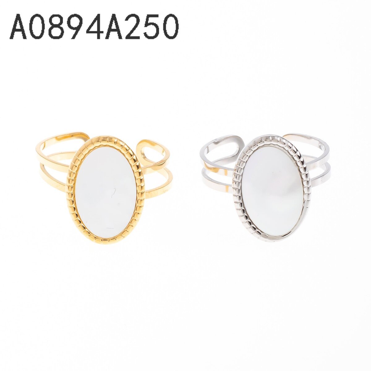 Anillo de nácar (plata)