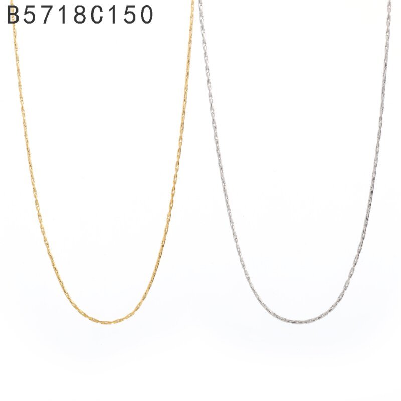 Collar Cadena Larga Dorado