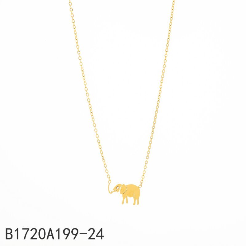 Collar Elefante Dorado