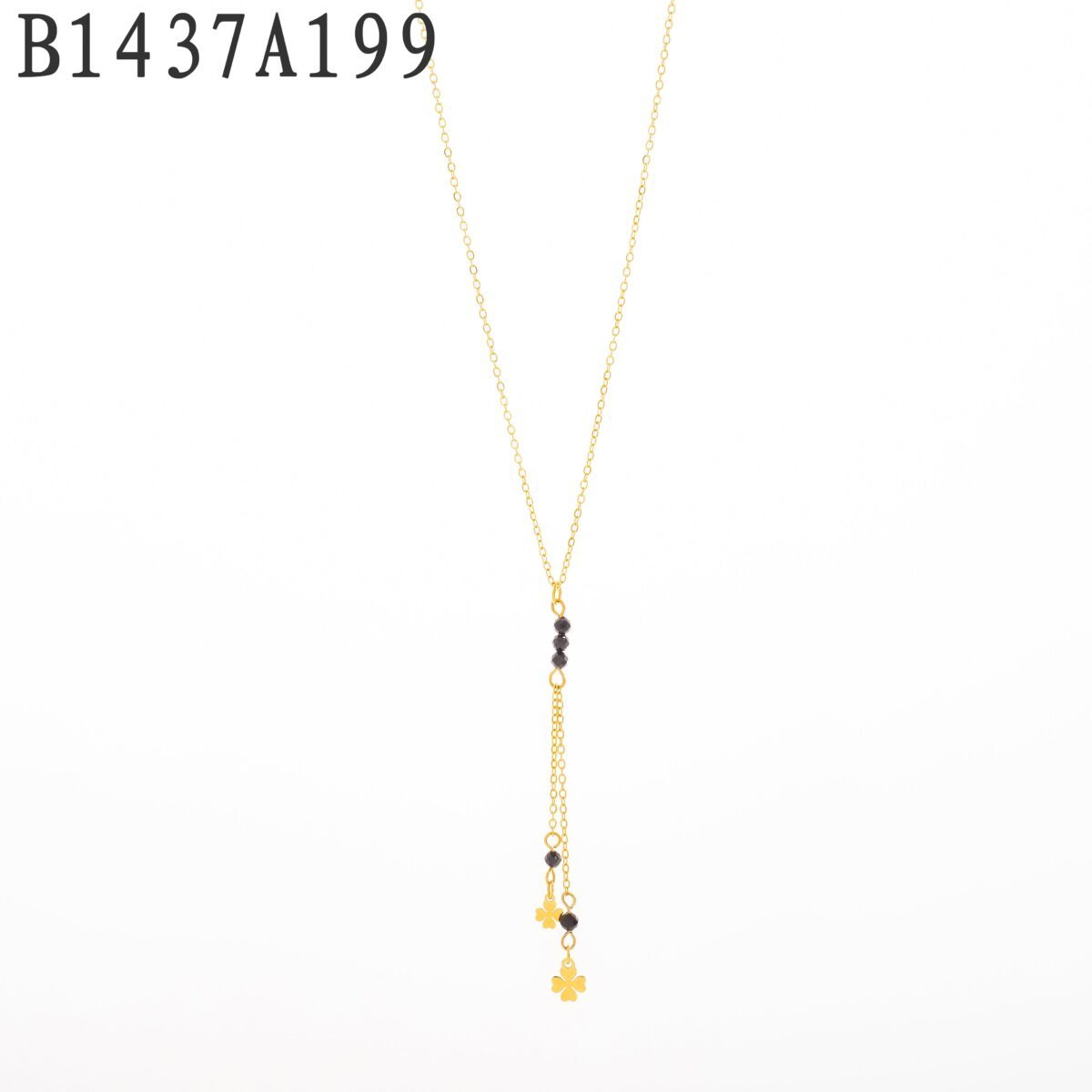 Collar Barra Vertical Dorado