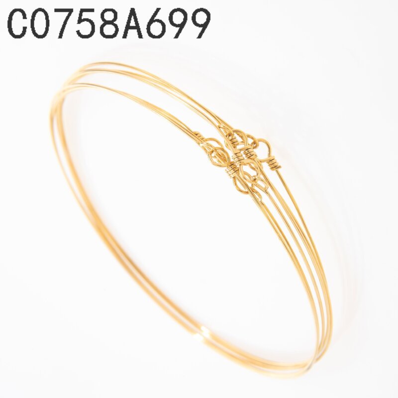 Brazalete Rigido Dorado