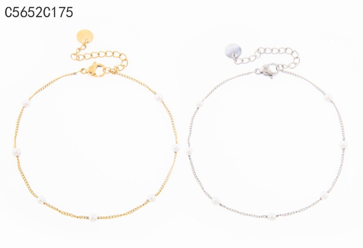 Pulsera Cadena Delgada Dorado