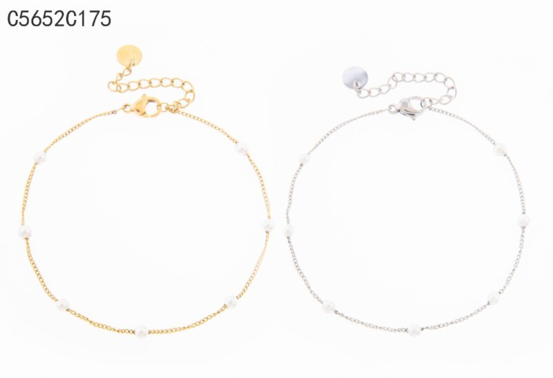 Pulsera Cadena Delgada Dorado