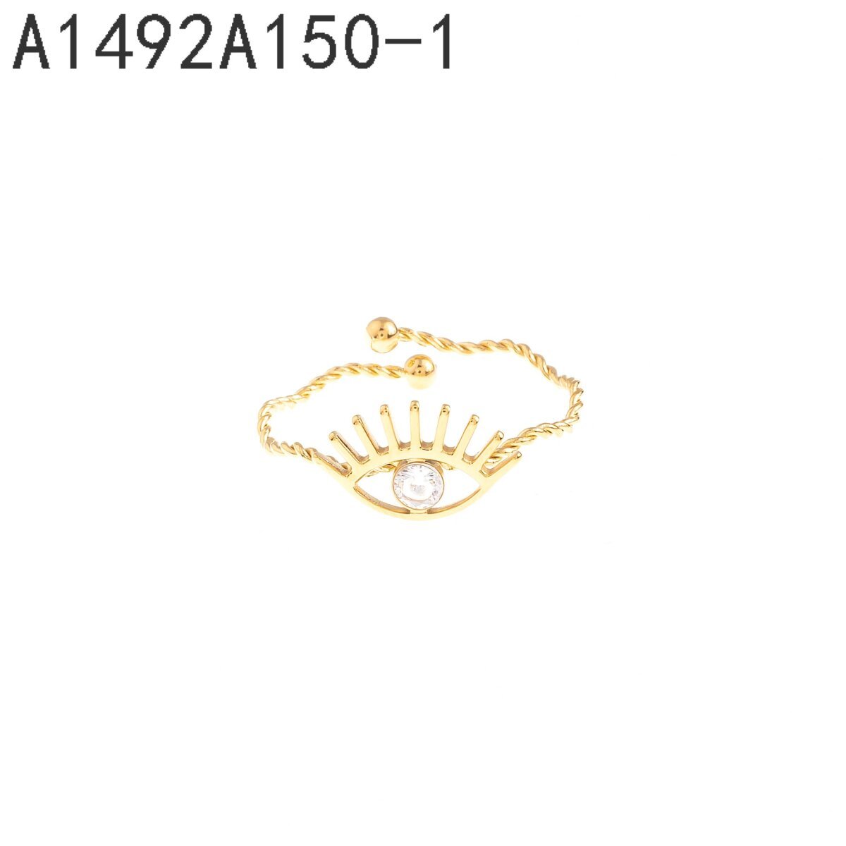 Anillo Abanico Dorado
