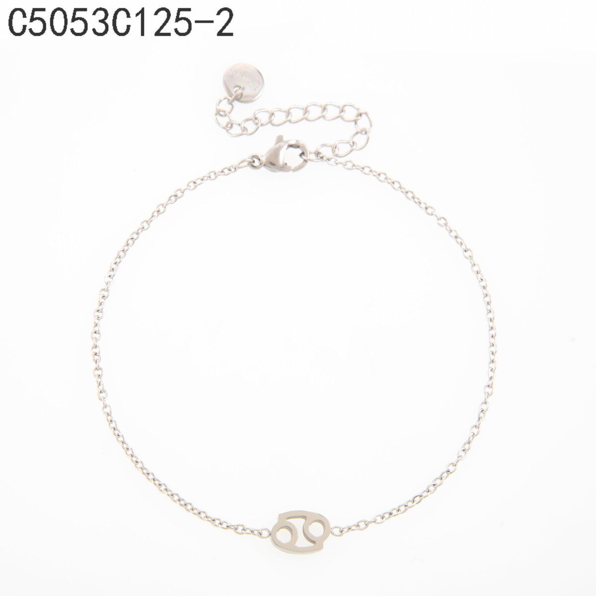 Pulsera con motivos del cáncer Oro Grueso 14K