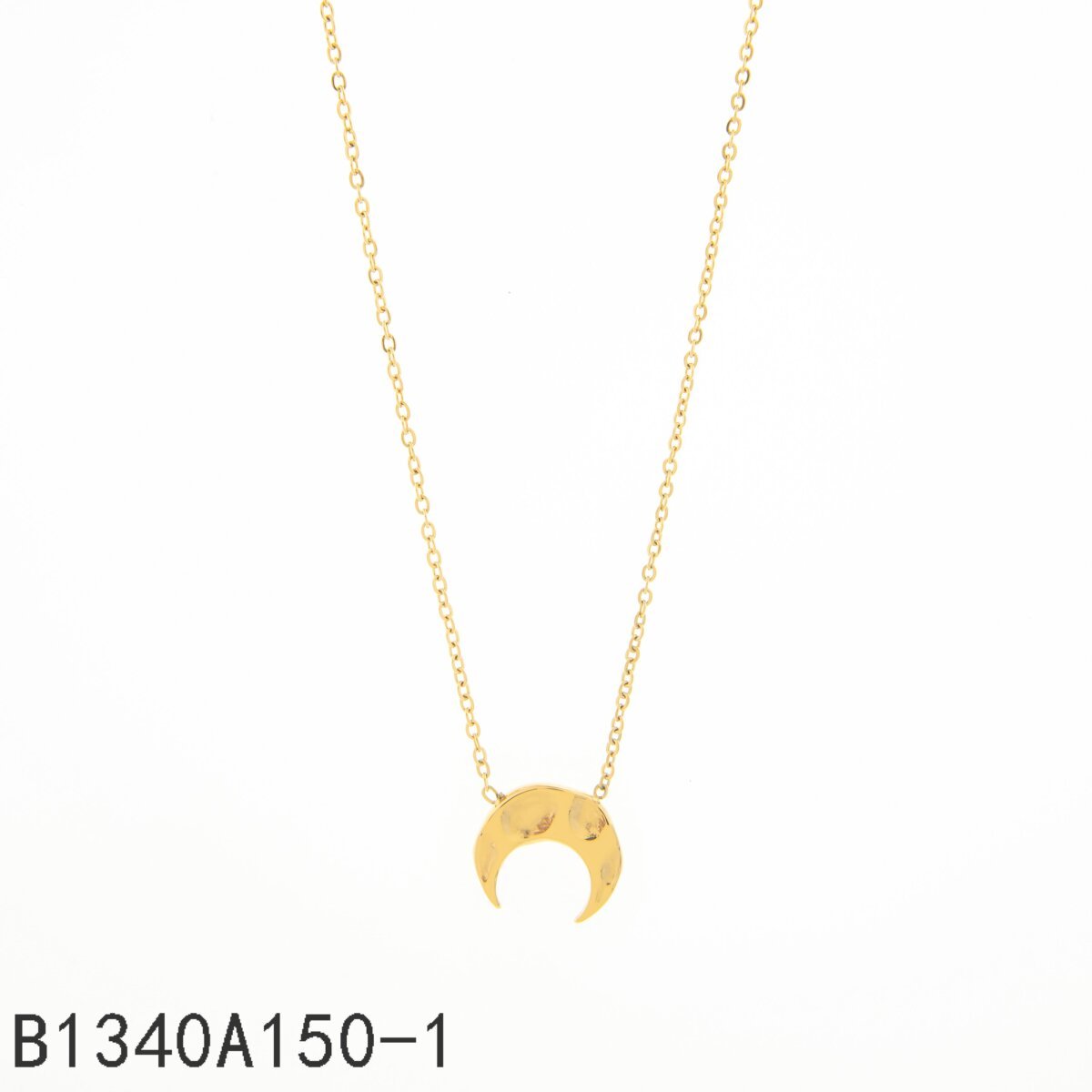 Collar Media Luna Dorado
