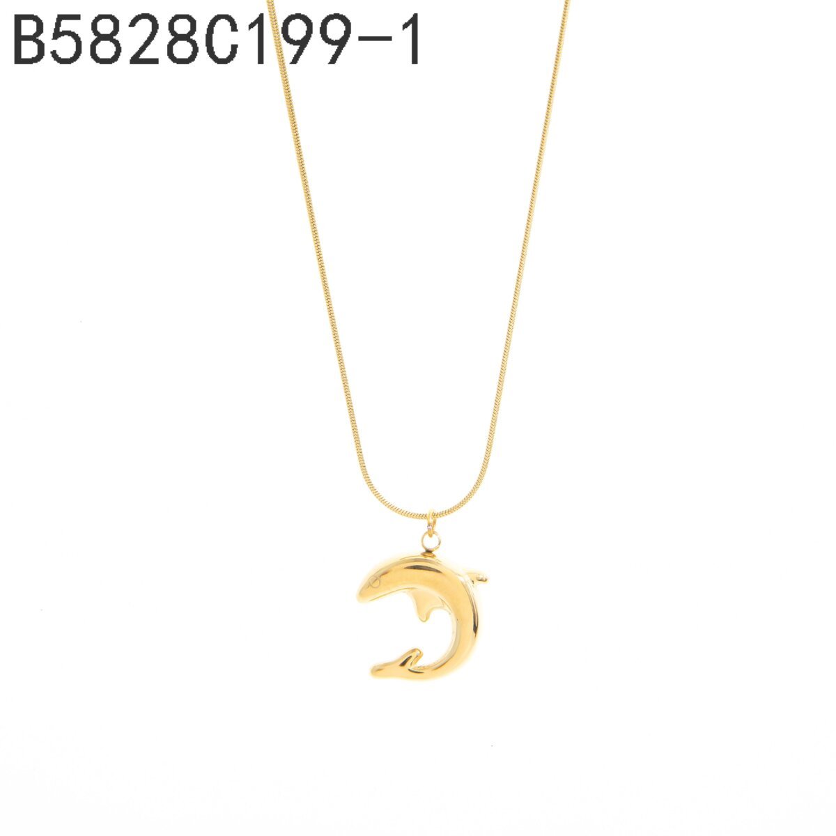 Collar Luna Dorado