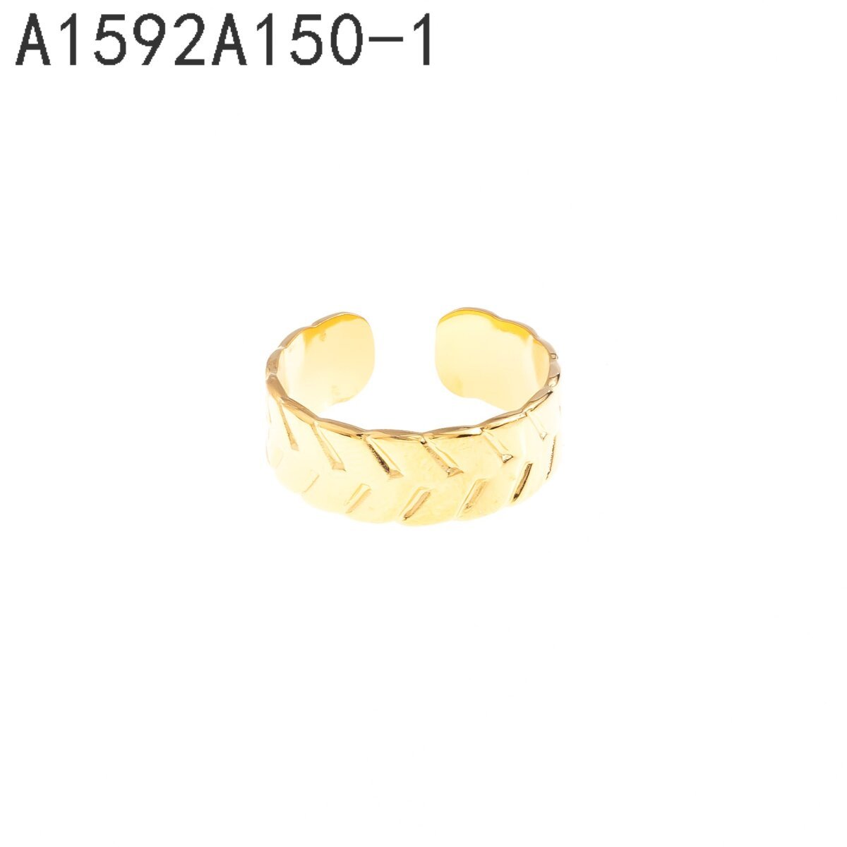 Anillo Torcido Pequeño Dorado