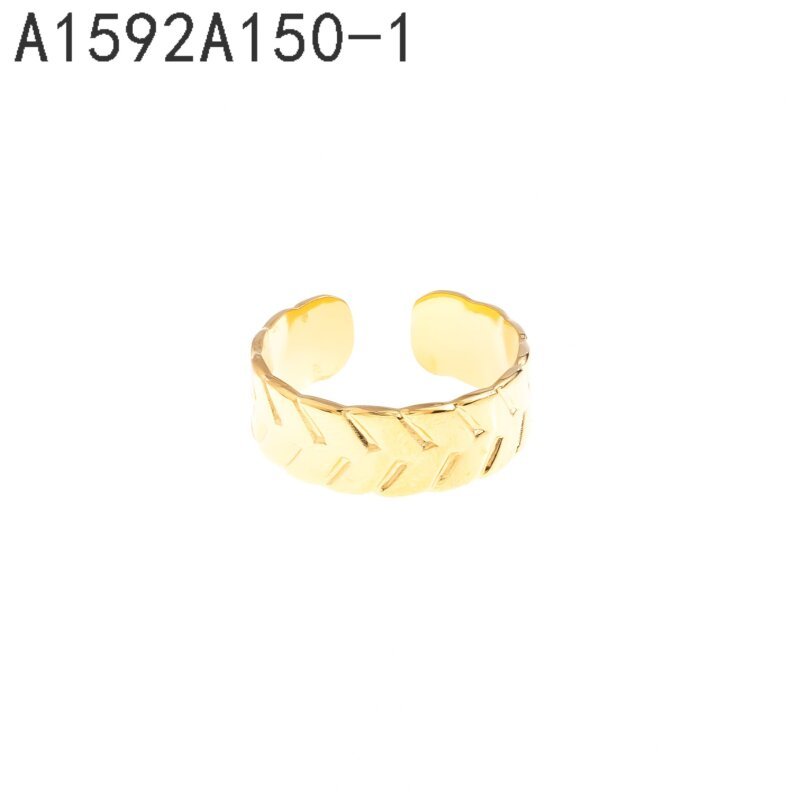 Anillo Torcido Pequeño Dorado