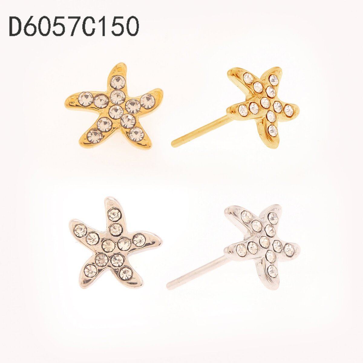 Aretes Estrella de Mar Dorado