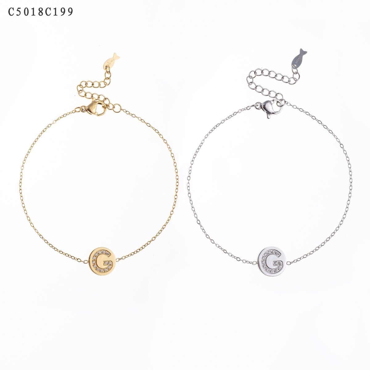 Pulsera Disco Dorado