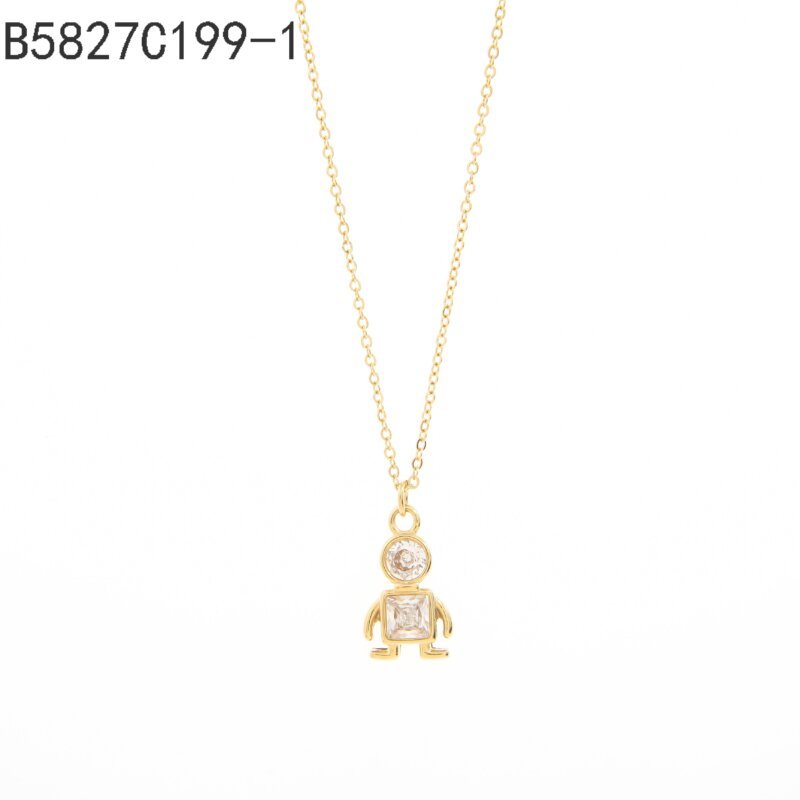 Collar Osito Dorado
