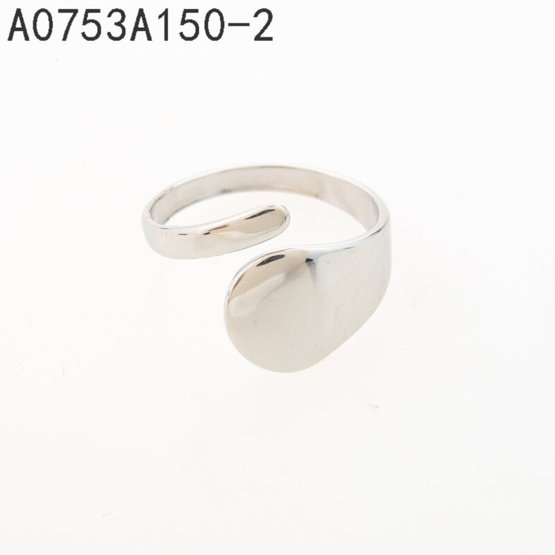 Anillo Disco Espiral Plata