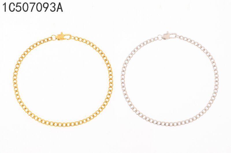 Pulsera Cuentas Finas Dorado