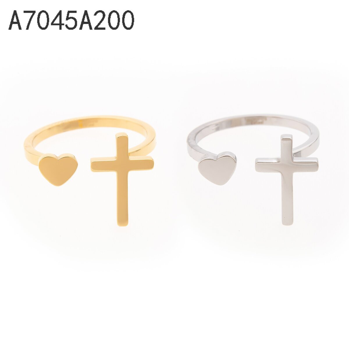 Anillo Cruz Dorado