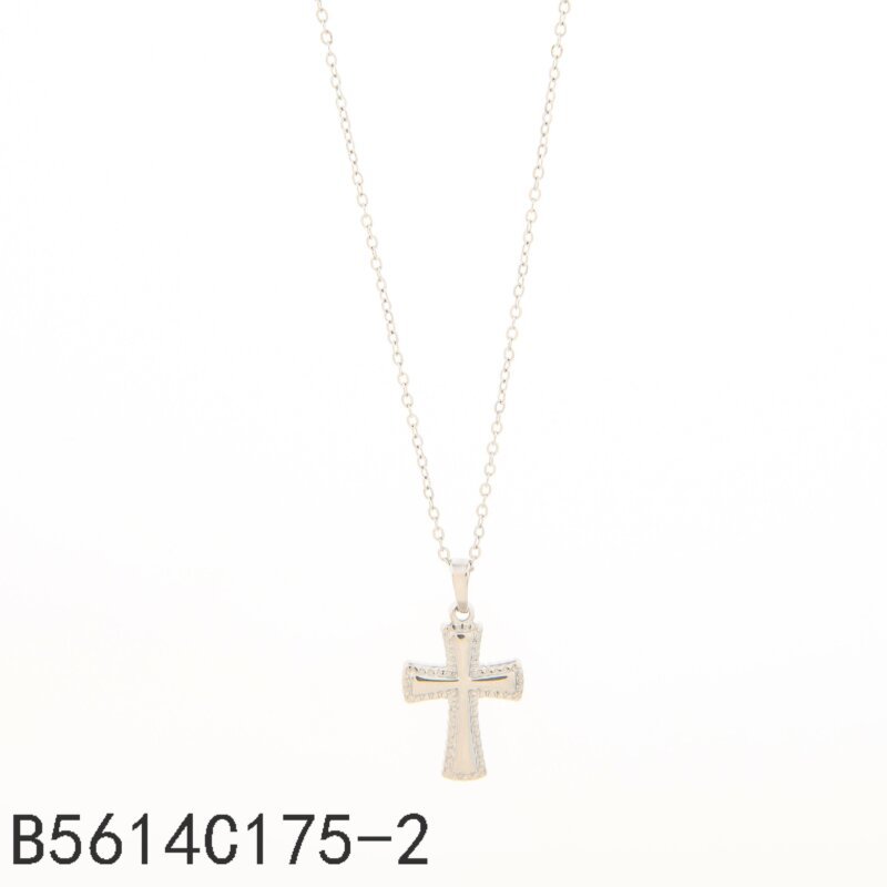 Collar Cruz Plata