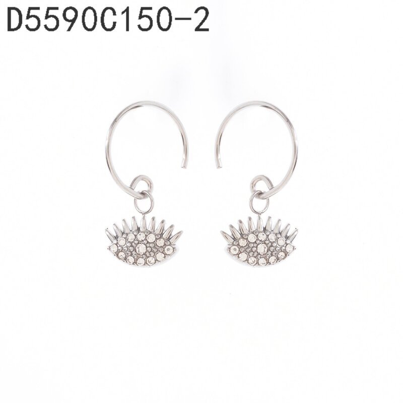 Aretes Aro con Círculo de Zirconias Plata