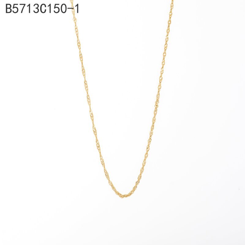 Collar Cordon Trenzado Dorado