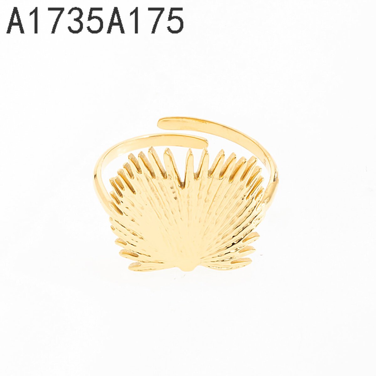Anillo Concha Dorado