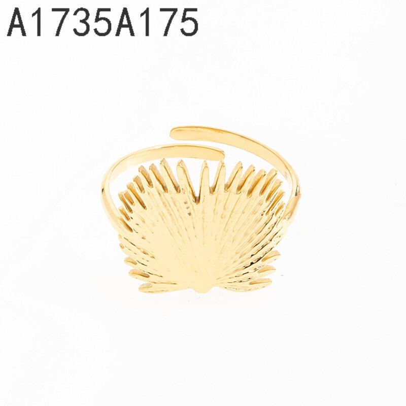 Anillo Concha Dorado