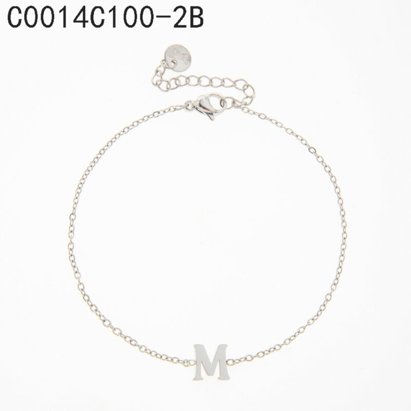 Pulsera Inicial Plata