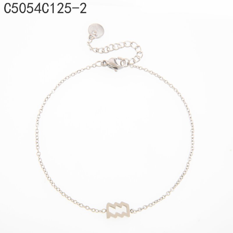 Pulsera Acuario Oro Grueso 14K