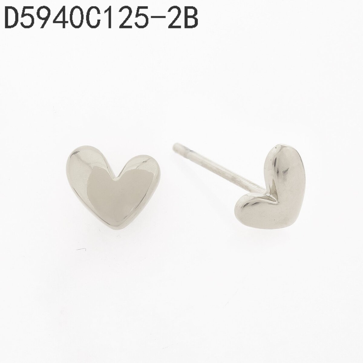 Aretes Corazón Plata