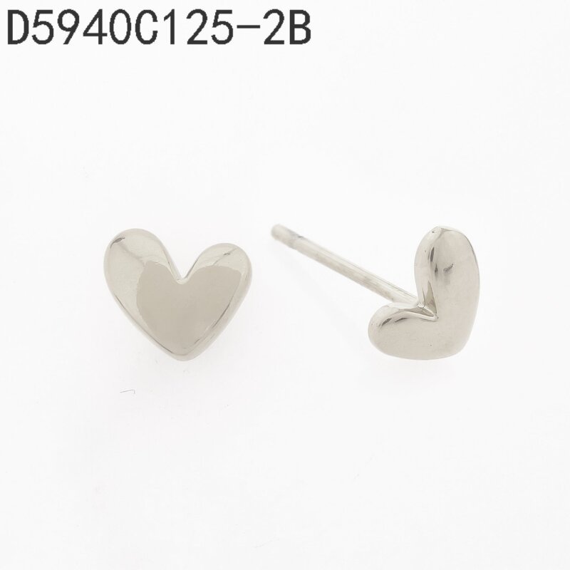 Aretes Corazón Plata