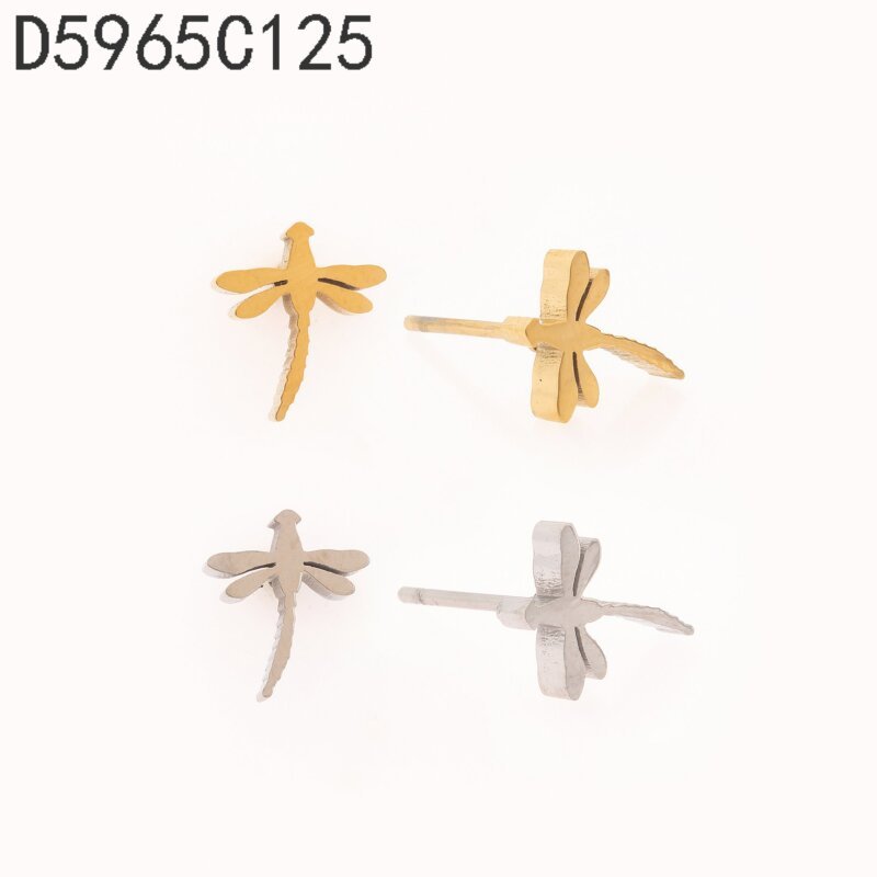 Aretes Estrella de Mar Pequeño Dorado