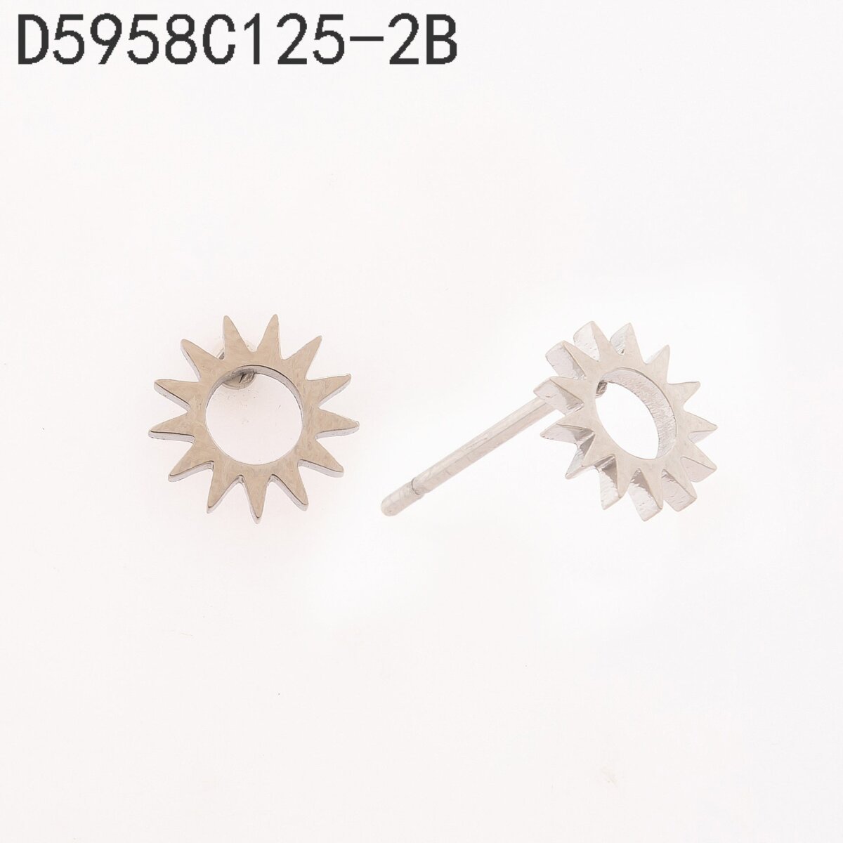 Aretes Sol Plata