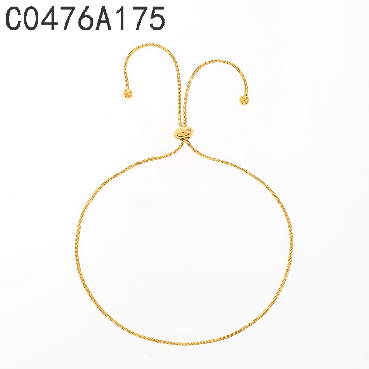 Pulsera Fina Gancho Dorado