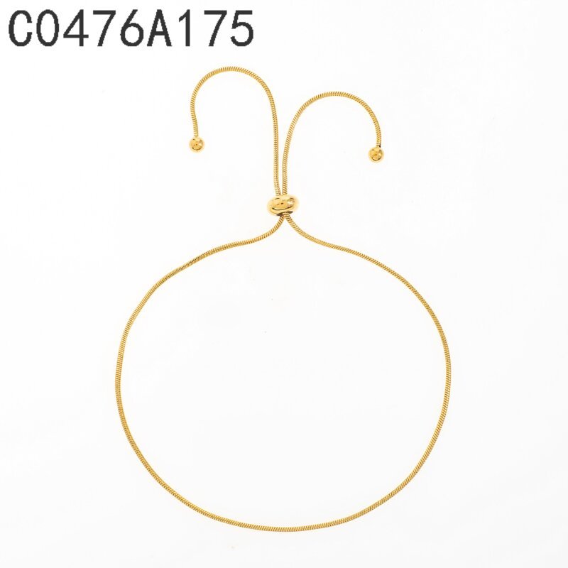 Pulsera Fina Gancho Dorado