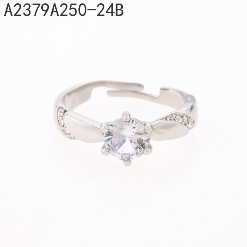 Anillo Margarita de Zirconias Plata