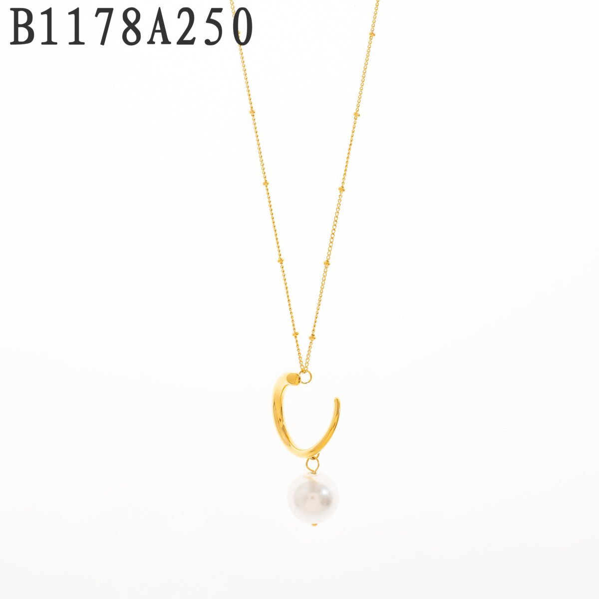 Collar Golden Pearl Curve