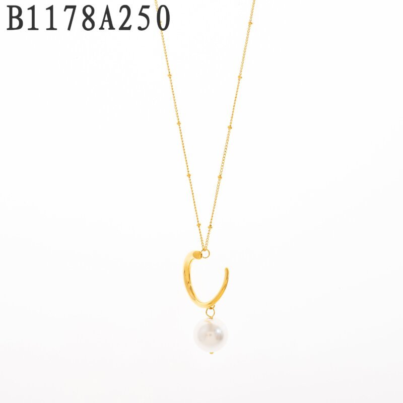 Collar Golden Pearl Curve