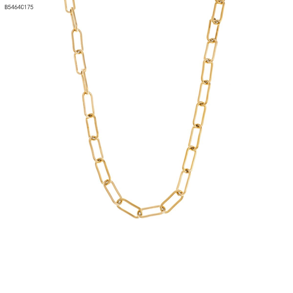 Collar Cadena Eslabon Dorado
